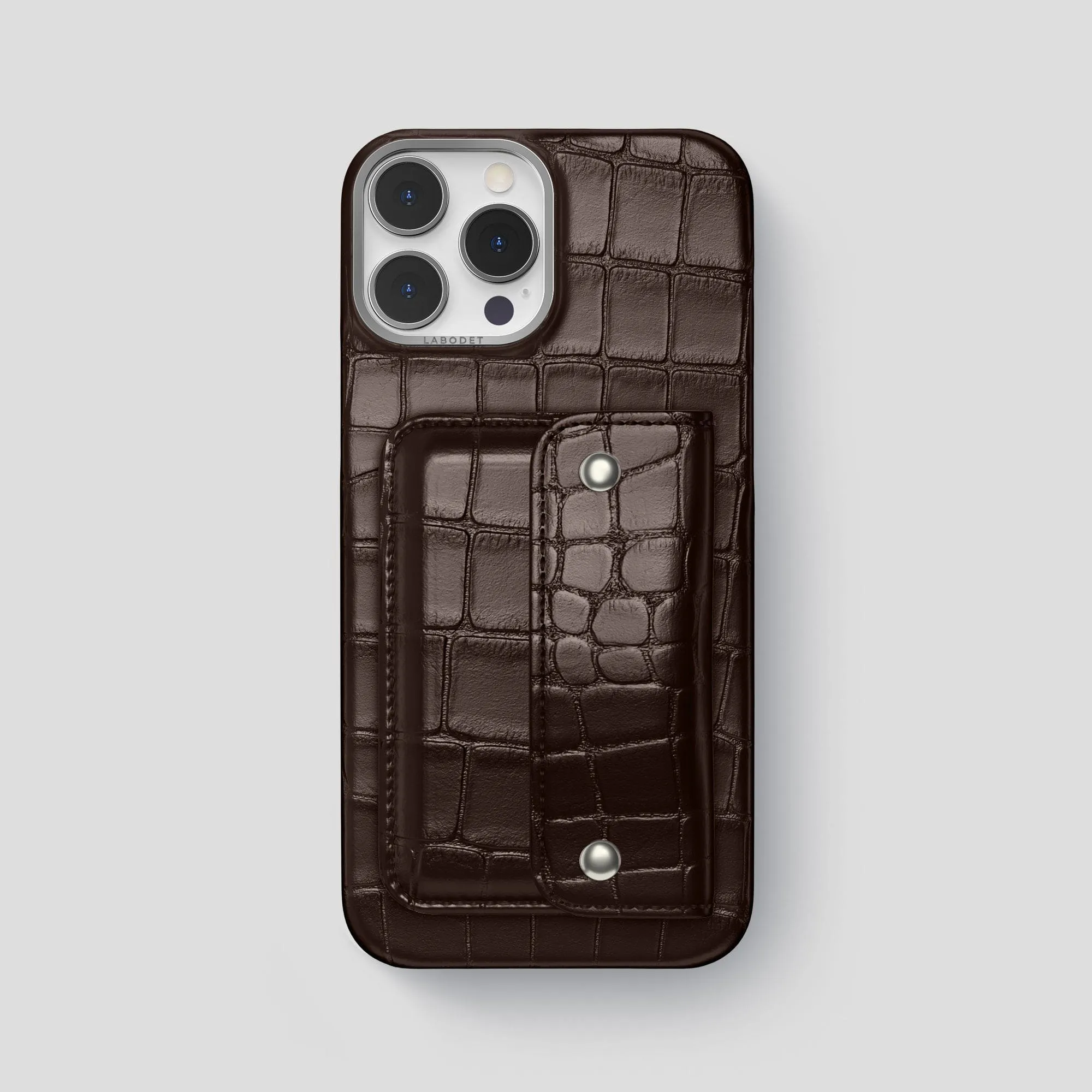 Light Shield Envelope Case For iPhone 15 Pro Max In Alligator