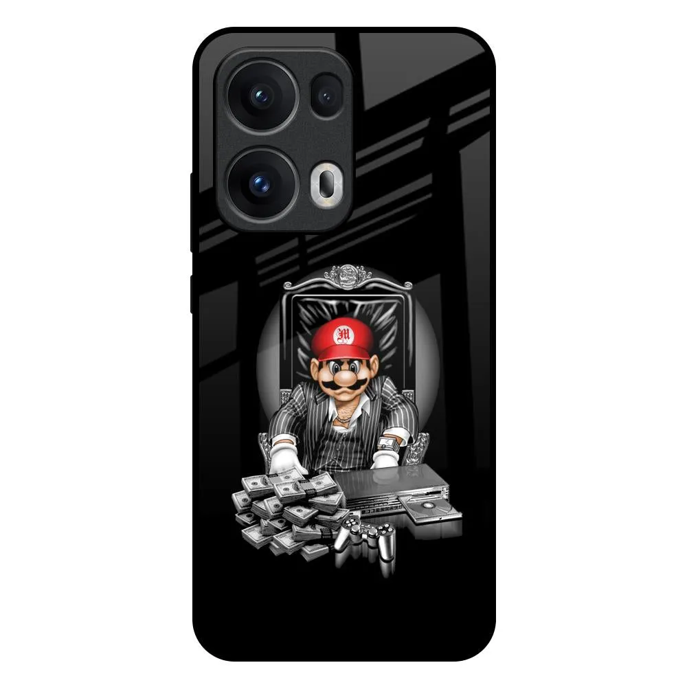 Dark Secret Glass Case for Oppo Reno13 Pro 5G Port Protection