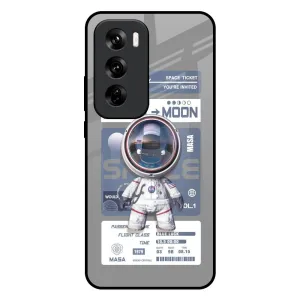 Easy Grip Space Flight Pass Glass Case for Oppo Reno 12 5G