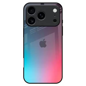 Impact Cushion Comfort Build Layer Rainbow Laser Glass Case for iPhone 17 Pro Max