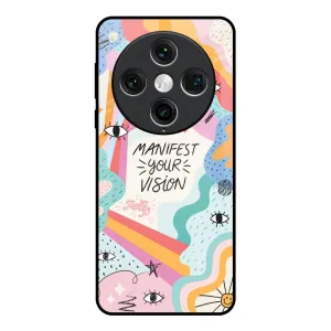 Vision Manifest Glass Case for Oppo Find x8 Pro Sleek Texture Scratchproof Surface