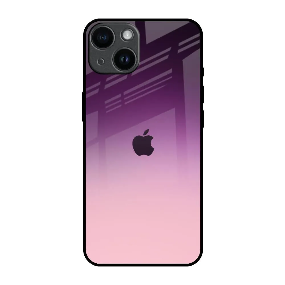 Modern Function Premium Protection Purple Gradient Glass case for iPhone 14