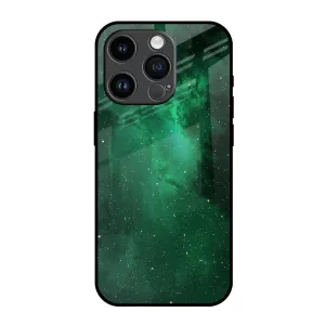 Compact Feel Emerald Firefly Glass Case For iPhone 14 Pro