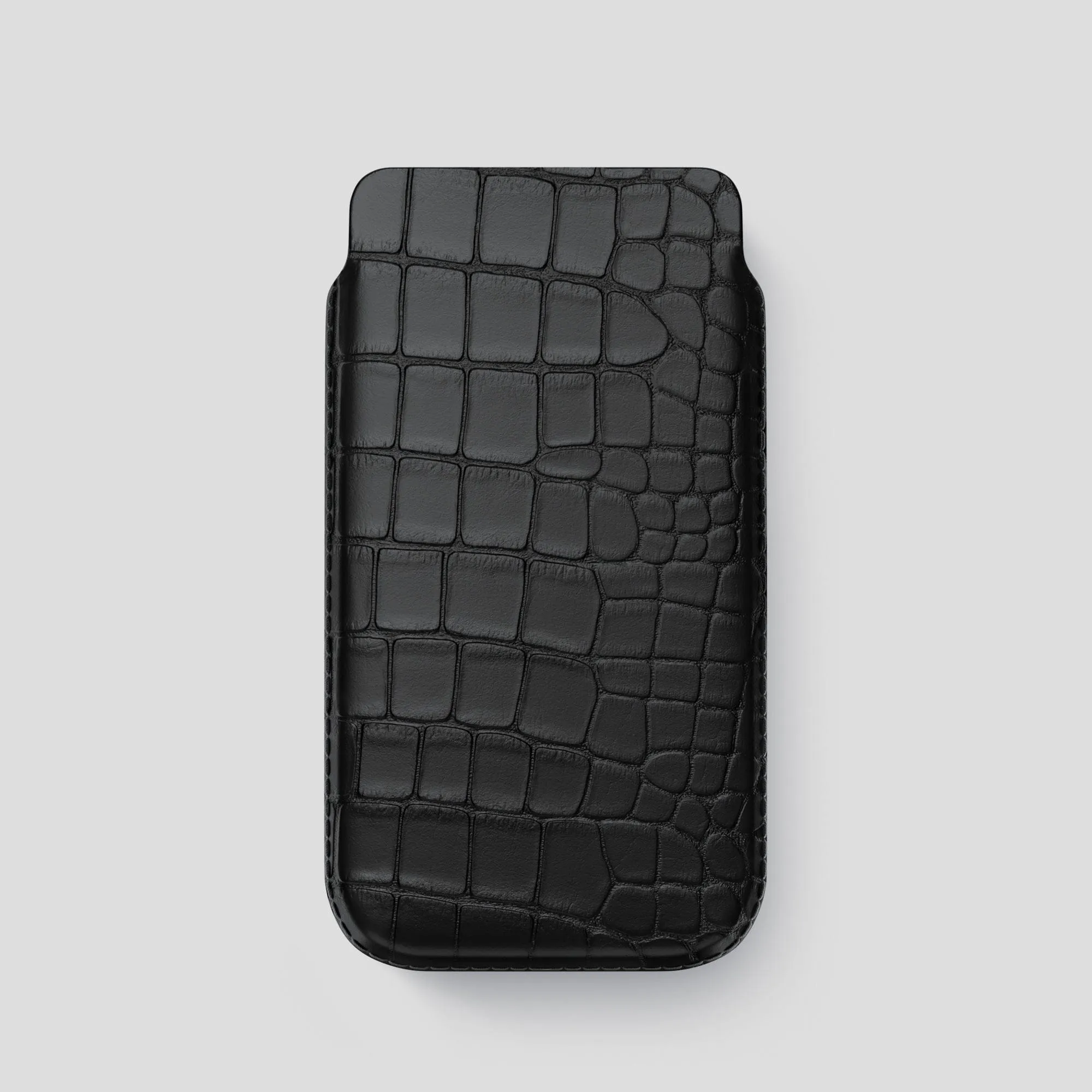 Protective Layer Tough Frame Pouch Case For iPhone 15 Pro In Alligator