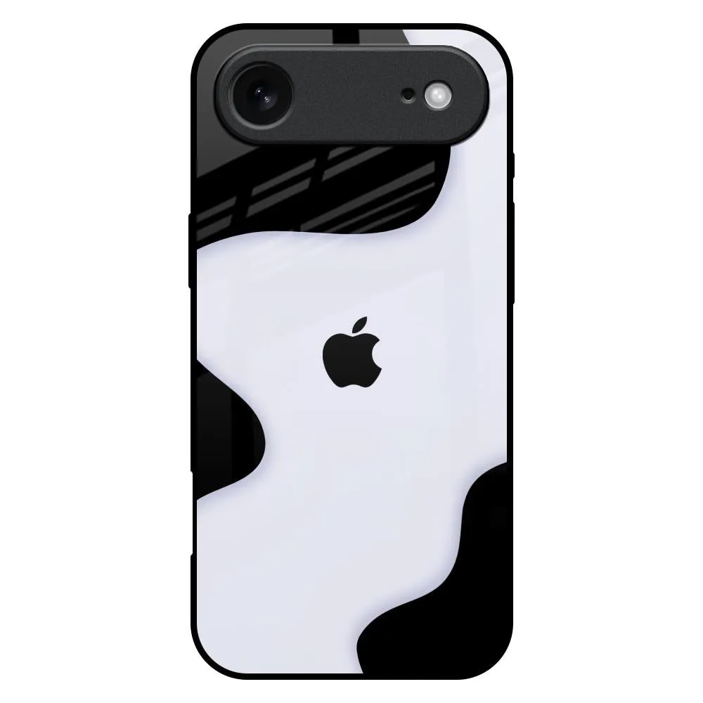 Matte Pattern Design Wheat Cream Wavy Glass Case for iPhone 17 Air