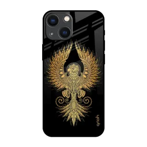 Comfort Fit Mythical Phoenix Art Glass Case for iPhone 14 Plus