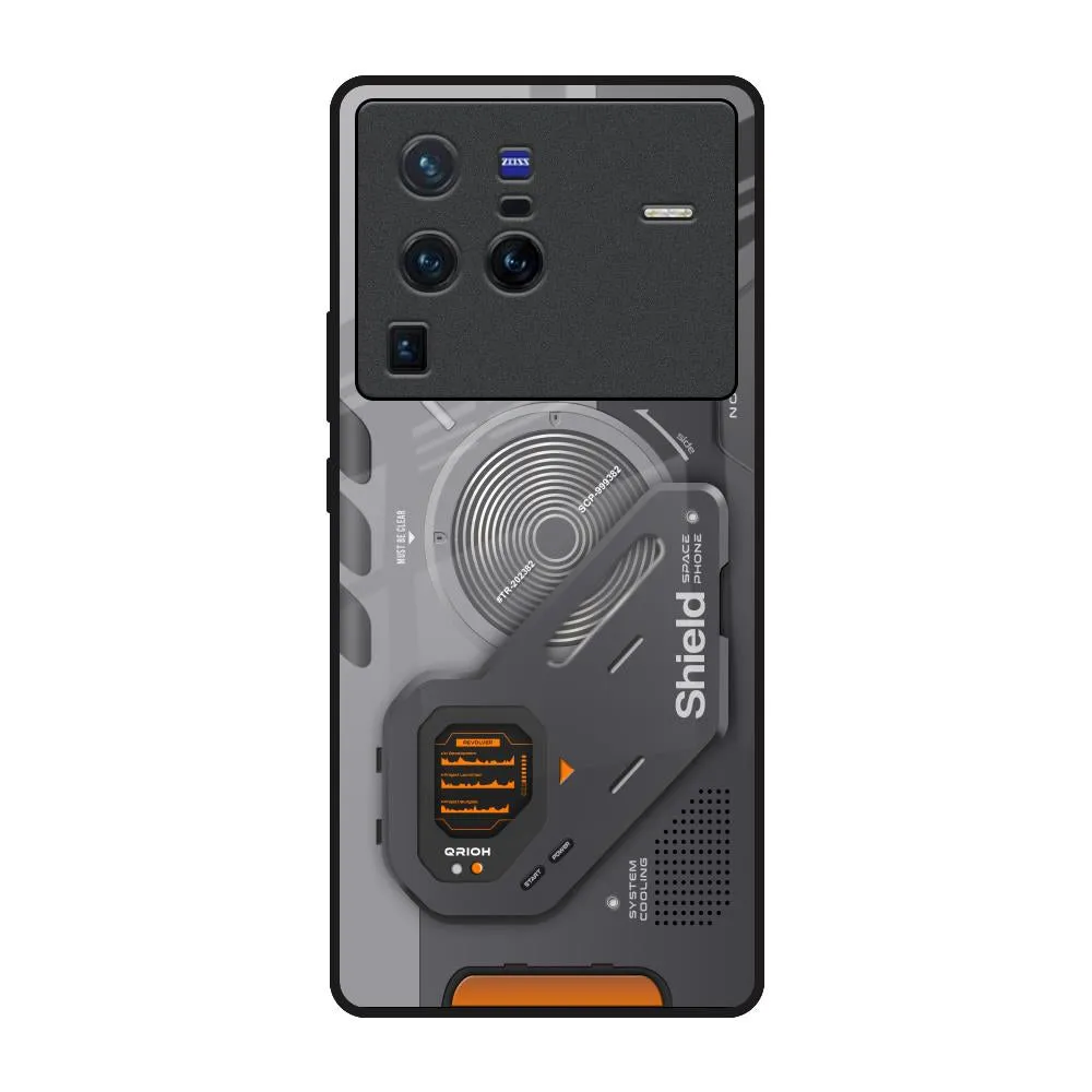 Tech Lifestyle Glass Case for Vivo X80 Pro 5G Comfort Shield Texture elegant design