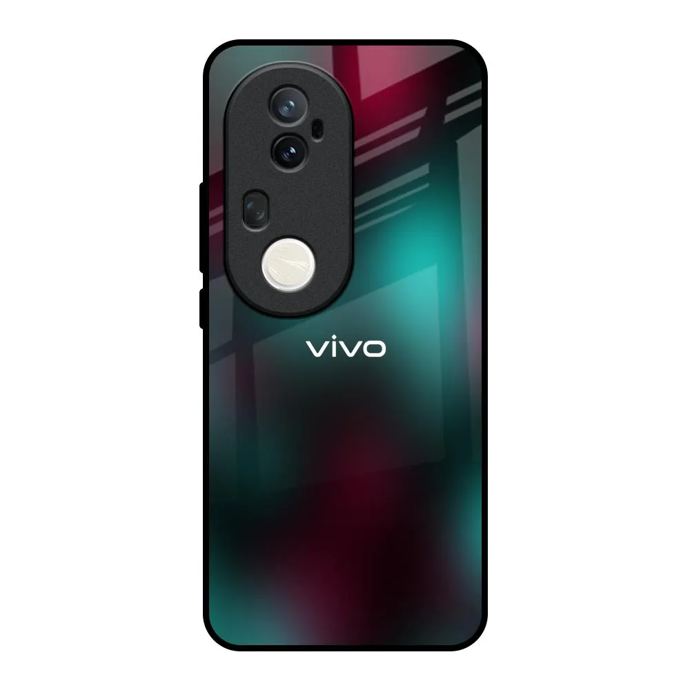 Matte Look Finish Dark Gradiant Glass Case for Vivo T4 Ultra 5G