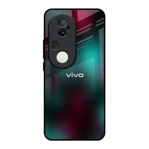 Matte Look Finish Dark Gradiant Glass Case for Vivo T4 Ultra 5G