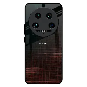 Wooden Mat Glass Case for Mi 14 Ultra 5G Soft Edge Detail