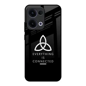 Strong Frame Everything Is Connected Glass Case for Oppo Reno13 5G