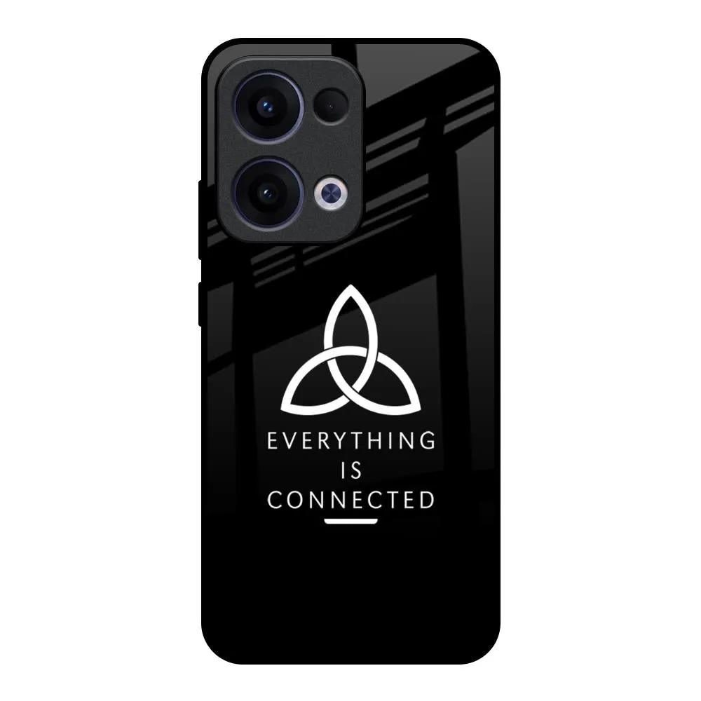 Strong Frame Everything Is Connected Glass Case for Oppo Reno13 5G