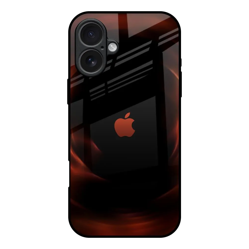 Evil Fire Glass Case for iPhone 17 Vivid Finish Creative Design
