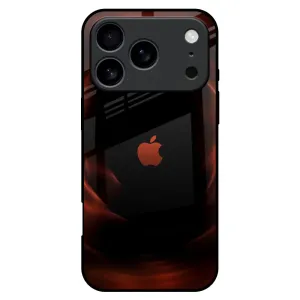 Evil Fire Glass Case for iPhone 17 Pro Max Matte Surface