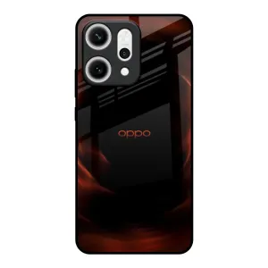 Evil Fire Glass Case for Oppo Reno14 5G Portable Layer