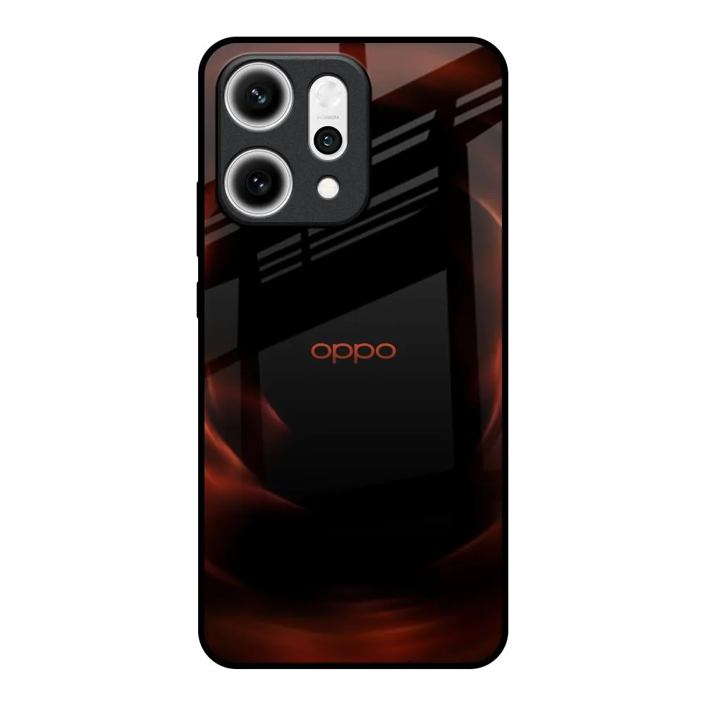 Evil Fire Glass Case for Oppo Reno14 5G Portable Layer