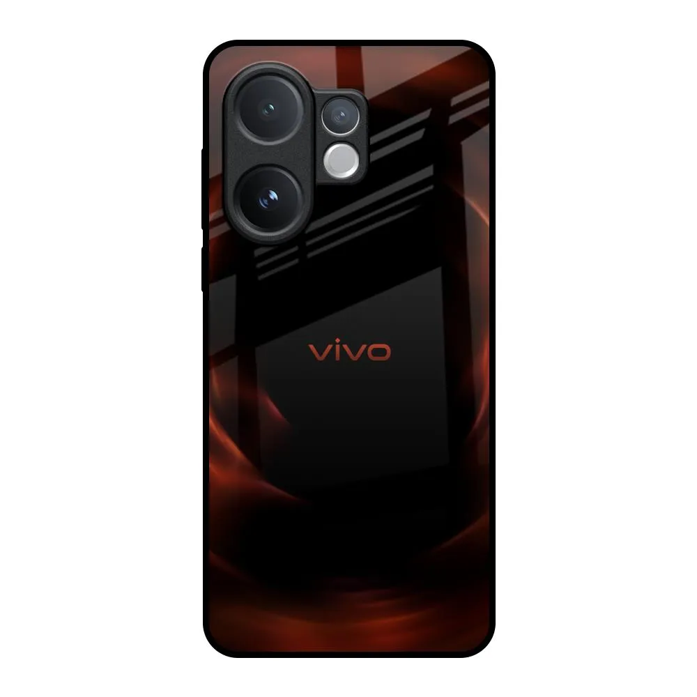Functional Design Evil Fire Glass Case for Vivo V60 5G