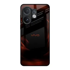 Functional Design Evil Fire Glass Case for Vivo V60 5G