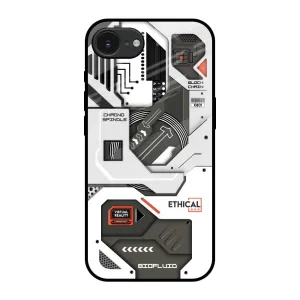 Explore Circuit Glass Case for Apple iPhone 16e Modern Texture Look