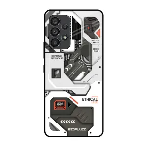 Explore Circuit Glass Case for Samsung Galaxy A53 5G Light Form Light Shield