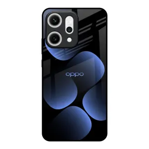 Five Blue Spots Glass Case for Oppo Reno14 5G Compact Look Compact Pattern