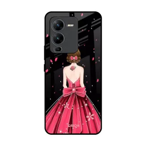 Smart Accessory Fashion Princess Glass Case for Vivo V25 Pro