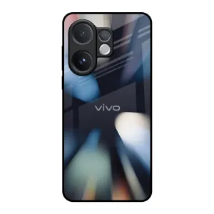 Colorful Illusion Glass Case for Vivo V60 5G Comfort Build Stylish Look