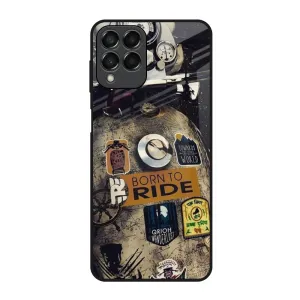 Modern Design Ride Mode On Glass Case for Samsung Galaxy M53 5G