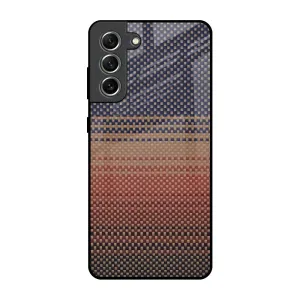 Fiber Artistry Glass Case for Samsung Galaxy S21 FE 5G Classic Design
