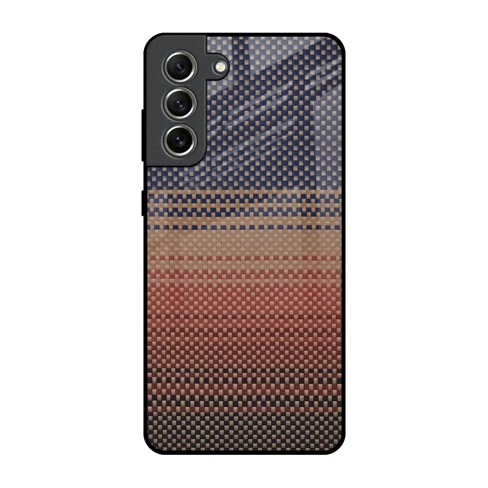 Fiber Artistry Glass Case for Samsung Galaxy S21 FE 5G Classic Design