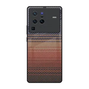 Fiber Artistry Glass Case for Vivo X80 Pro 5G Soft Feel Minimal Look