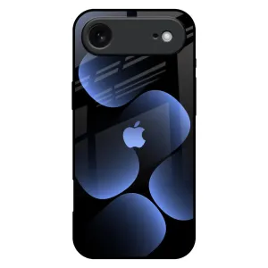 Five Blue Spots Glass Case for iPhone 17 Air Luxury Shine Matte Texture Surface