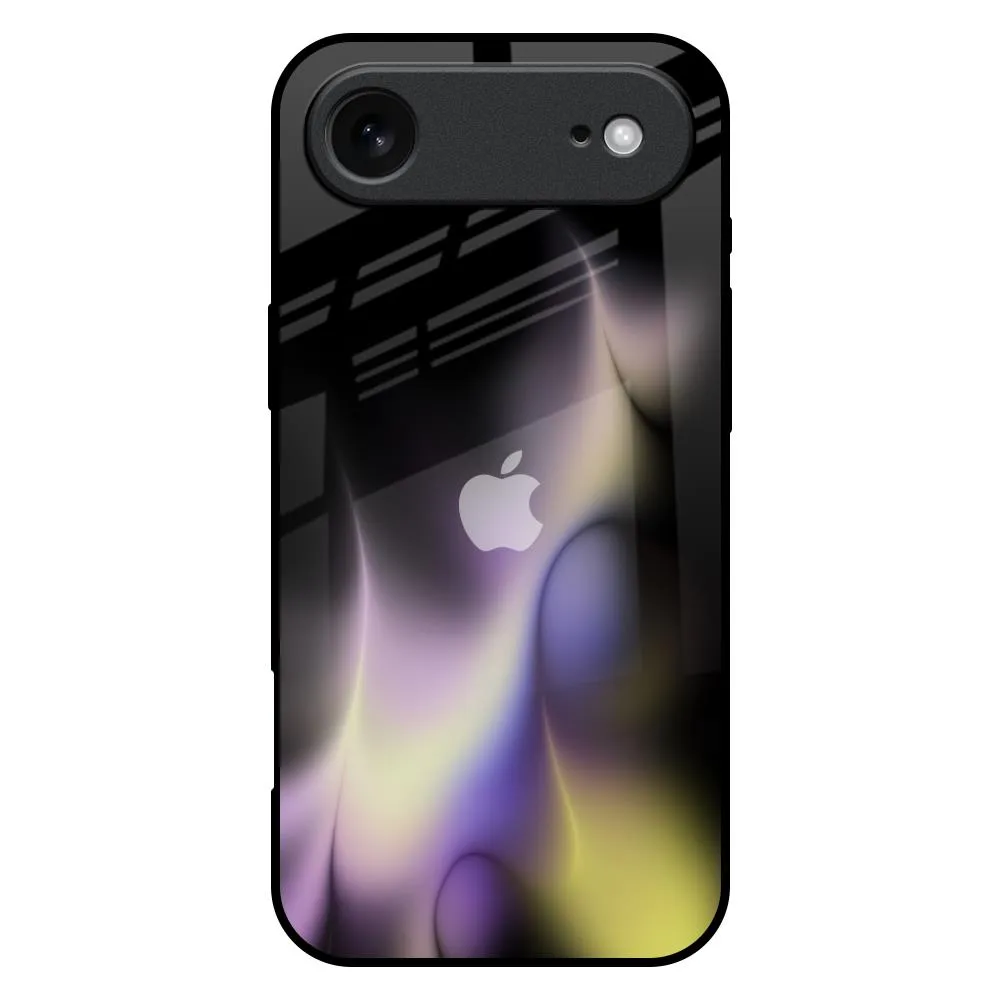 Minimal Texture Flames Flow Glass Case for iPhone 17 Air