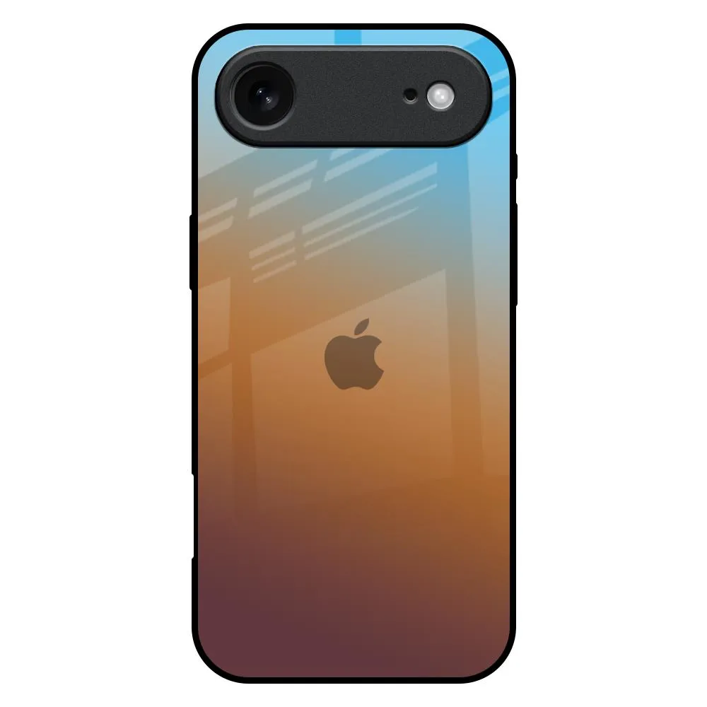 Sleek Build Minimal Texture Layer Rich Brown Glass Case for iPhone 17 Air