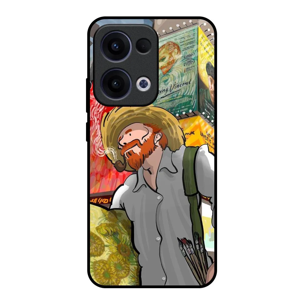 Loving Vincent Glass Case for Oppo Reno13 5G Soft Edging