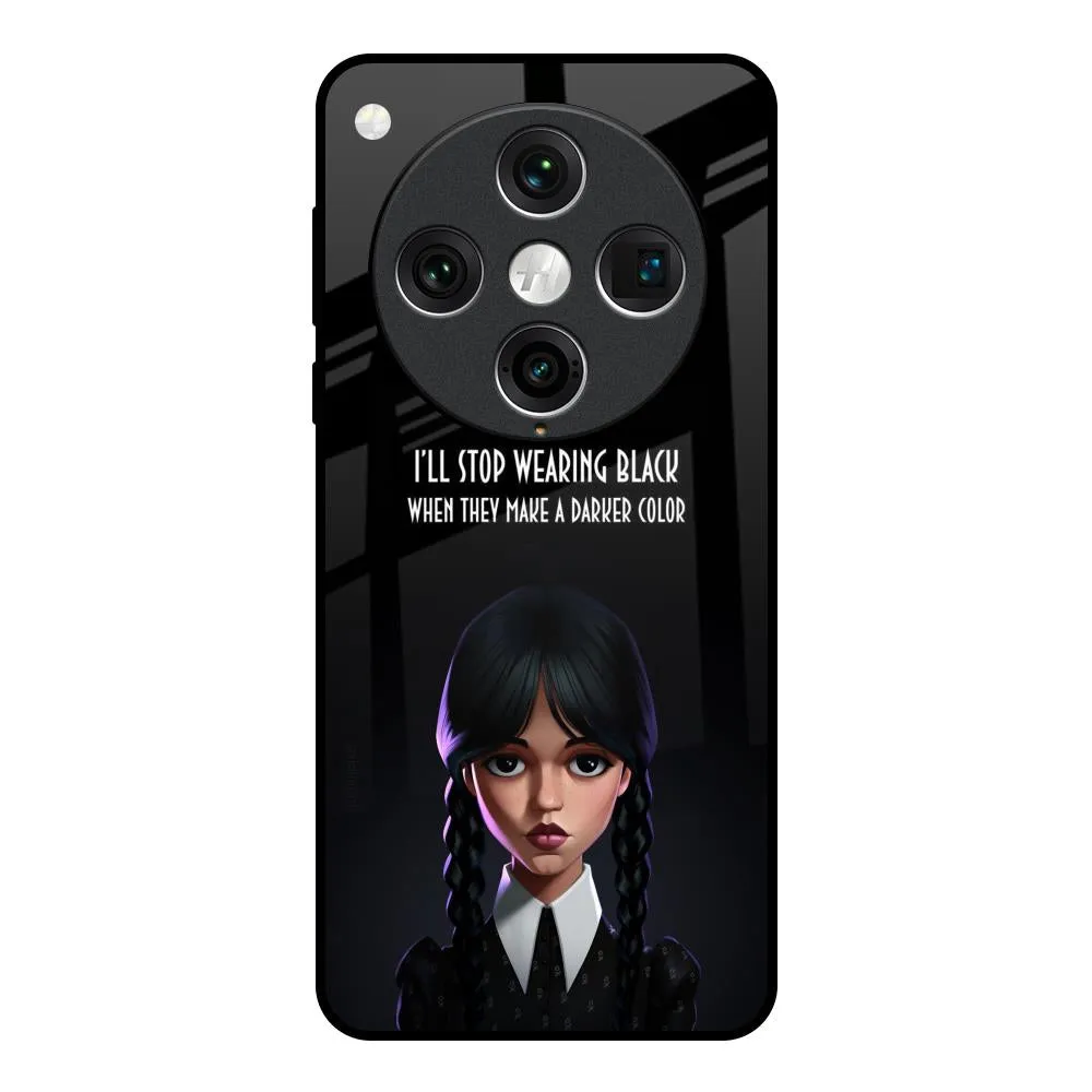 Aesthetic Digital Art Glass Case for Oppo Find x8 Pro Anti glare Smooth Shape