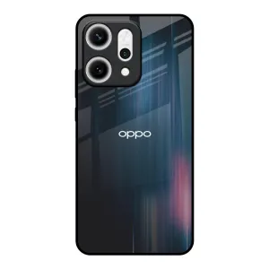 Hybrid Texture Design Polished Edge Dark Aesthetic Glass Case for Oppo Reno14 5G