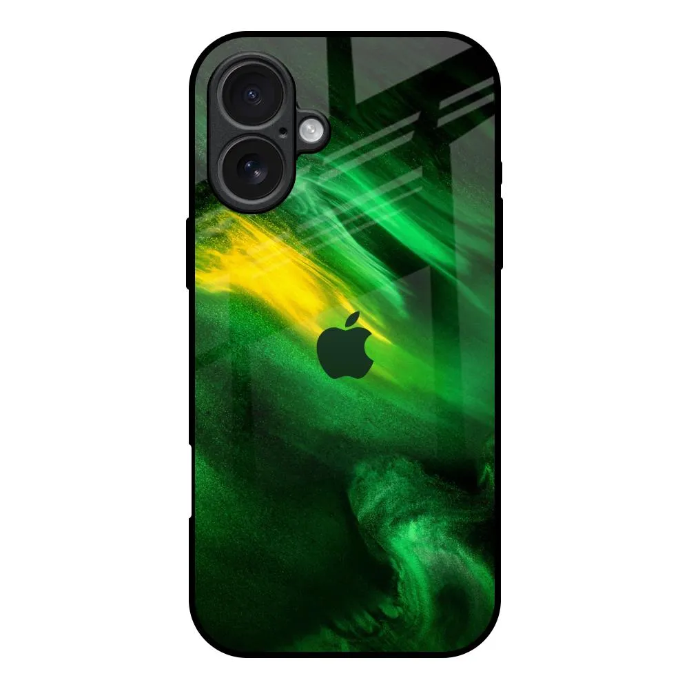 Trendy Accessory Durable Surface Forest Galaxy Glass Case for iPhone 17
