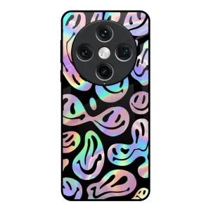 Shock shield Acid Smile Glass Case for Oppo Find x8 Pro