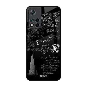 Funny Math Glass Case for Mi 11i Luxury Edge Texture Impact Resistant