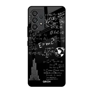 Funny Math Glass Case for Samsung Galaxy A53 5G Hand Friendly Comfort Padding