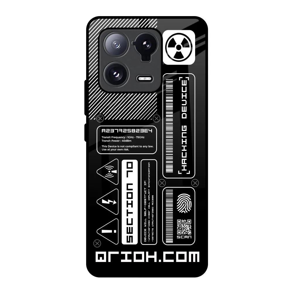 Durable Quality Slim Design Futuristic Art Glass Case for Mi 13 Pro