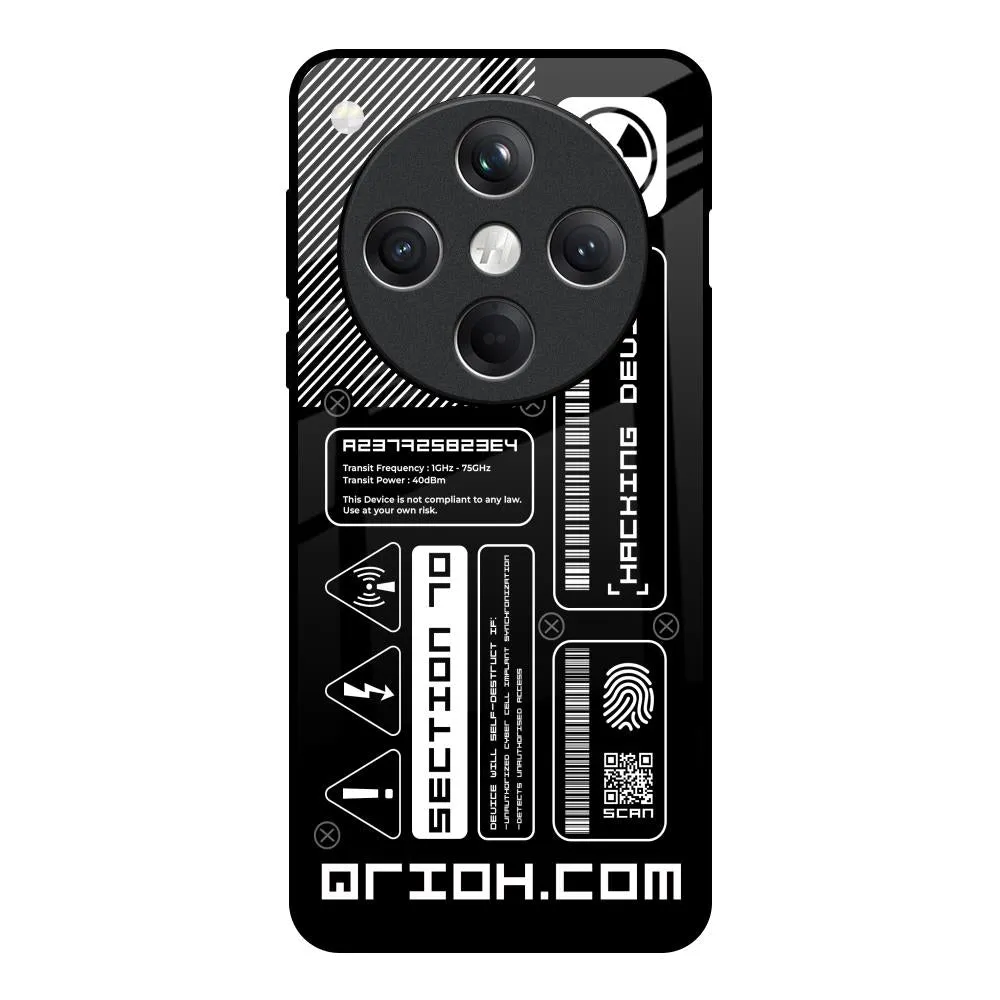 Futuristic Art Glass Case for Oppo Find X8 5G Edge Reinforced Textured Comfort