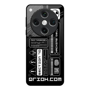 Modern Finish Premium Material Futuristic Art Glass Case for Oppo Find x8 Pro