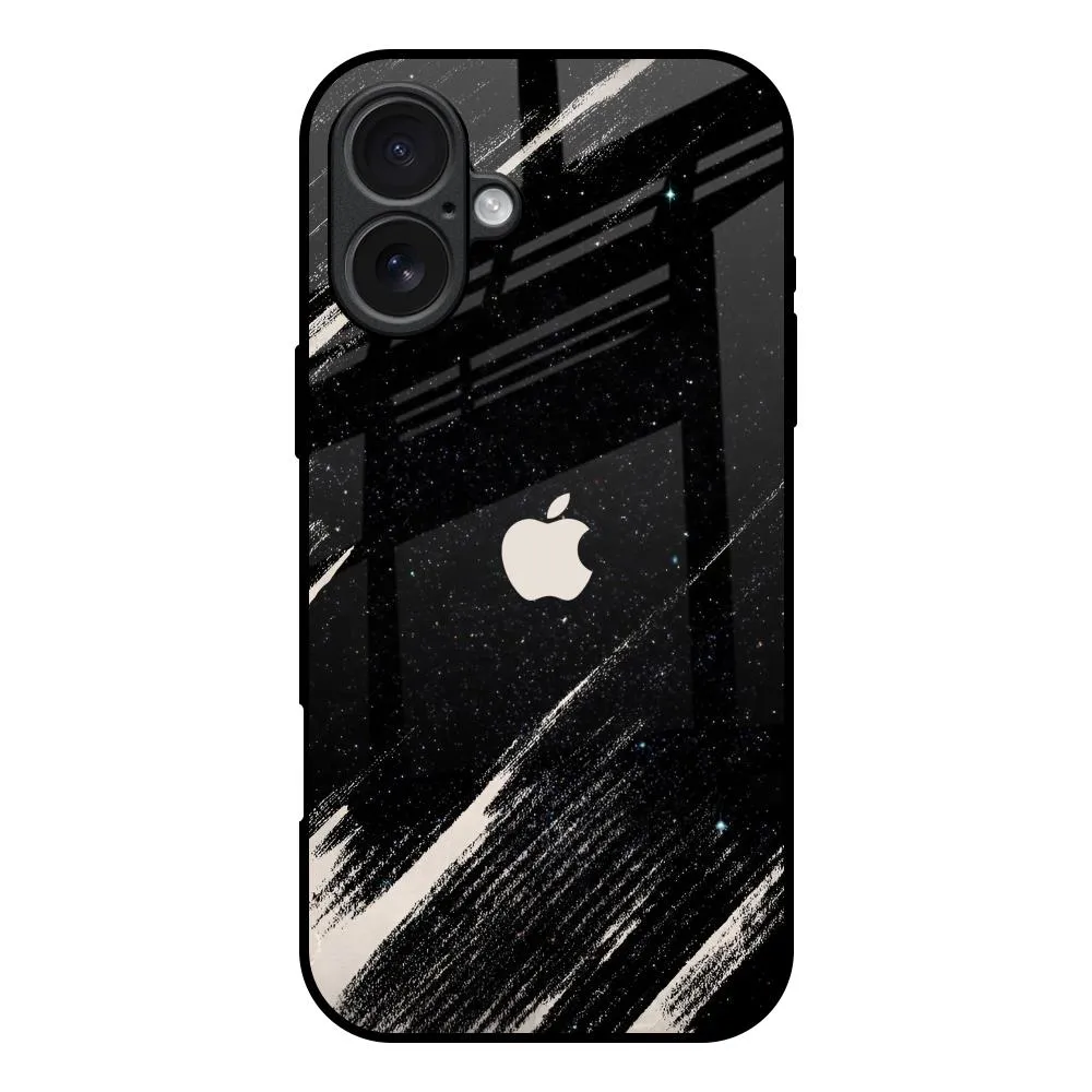 Galaxy Art Glass Case for iPhone 17 Creative Texture