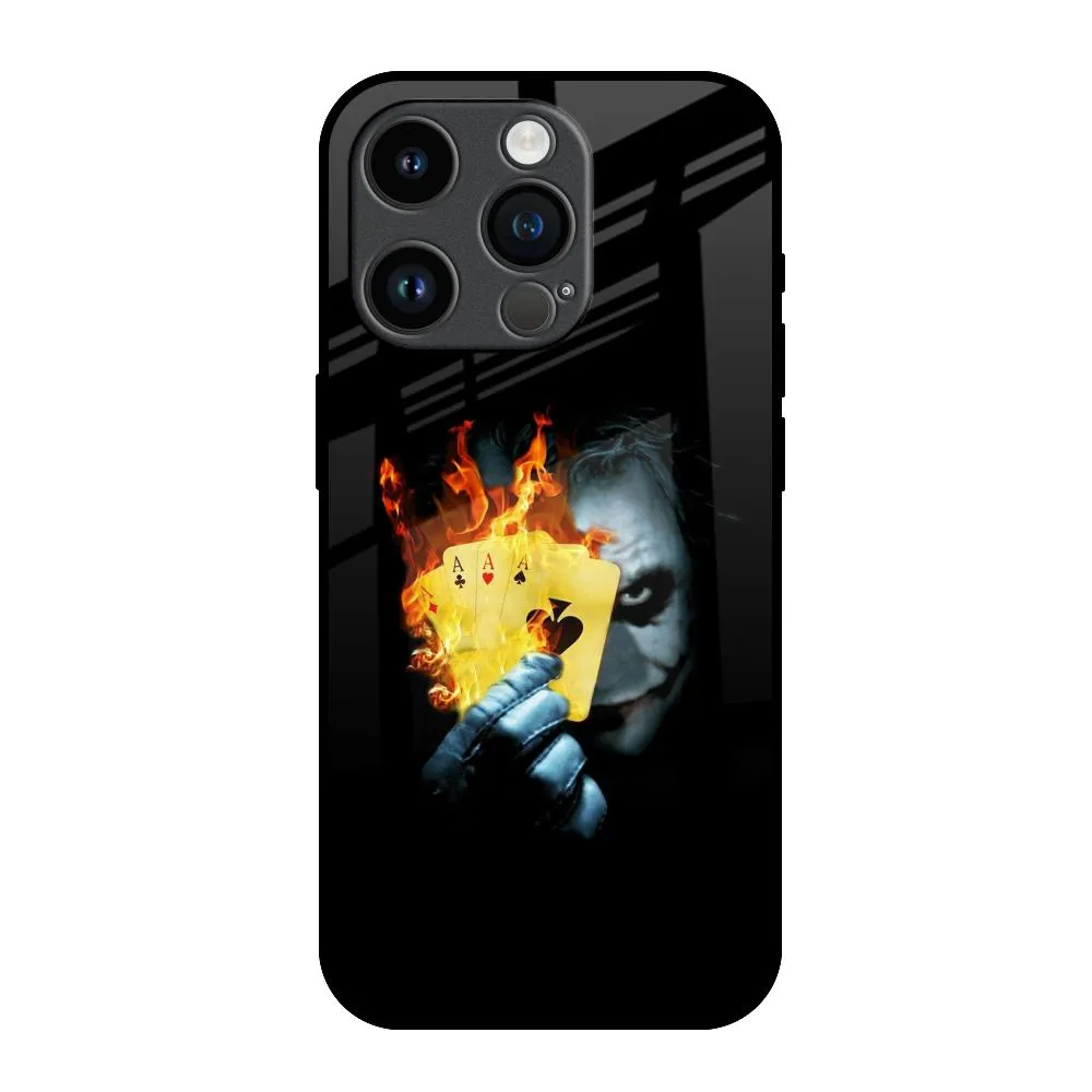 AAA Joker Glass Case for iPhone 14 Pro Soft Detail Layer