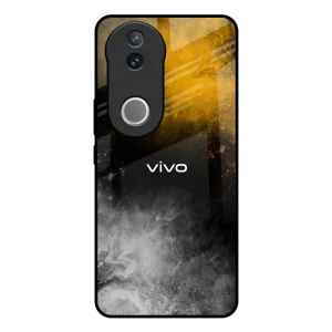 Sleek Texture Gold Gradient Glass Case for IQOO Z10R 5G