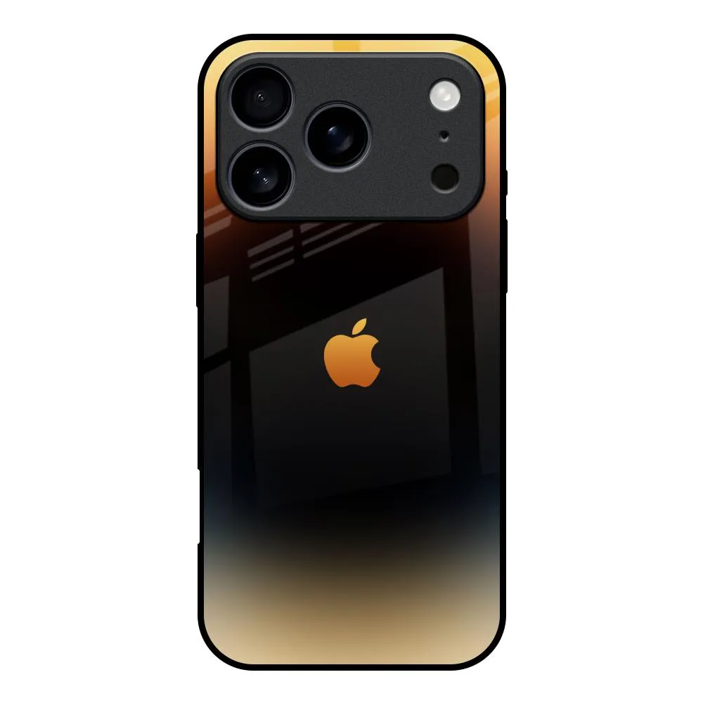 Grainy Yellow Glass Case for iPhone 17 Pro Creative Style Printed Artwork