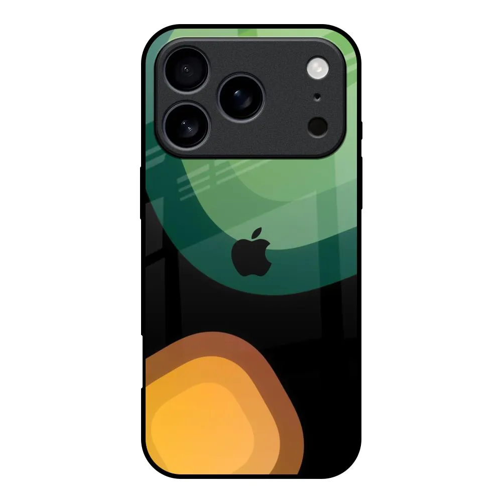 Hybrid Frame Minimal Texture Layer Grass N Sun Glass Case for iPhone 17 Pro