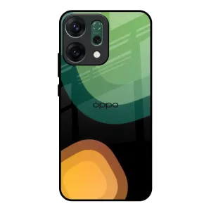 Grass N Sun Glass Case for Oppo Reno14 Pro 5G Stylish frame